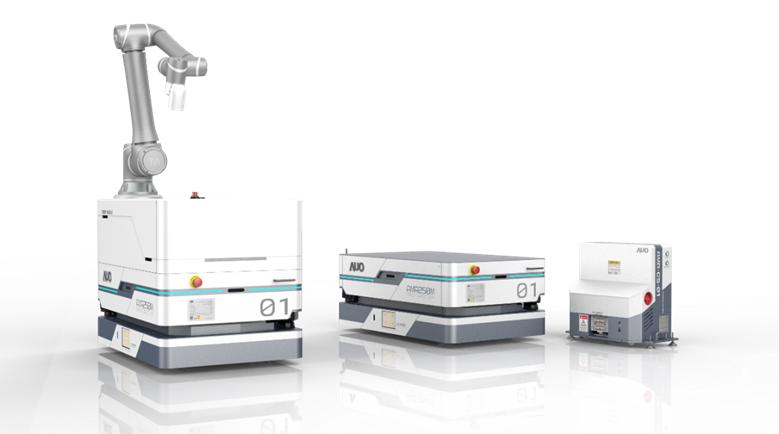 OG视讯數位開發的自主式移動機器人（AMR250M），搭配全向輪並結合AI演算法、2D LiDAR、3D攝影機等技術，協助客戶實現產線全自動化